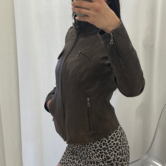 vintage 90s Danier motorcycle jacket - Picture 3 of 6